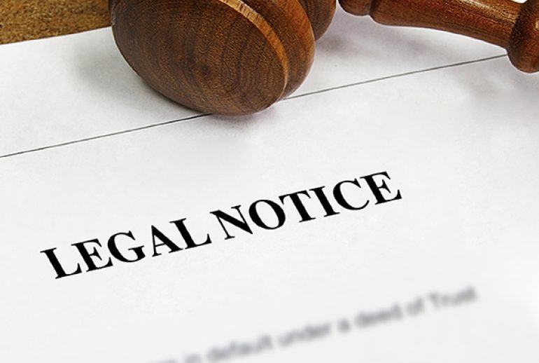 legal notice